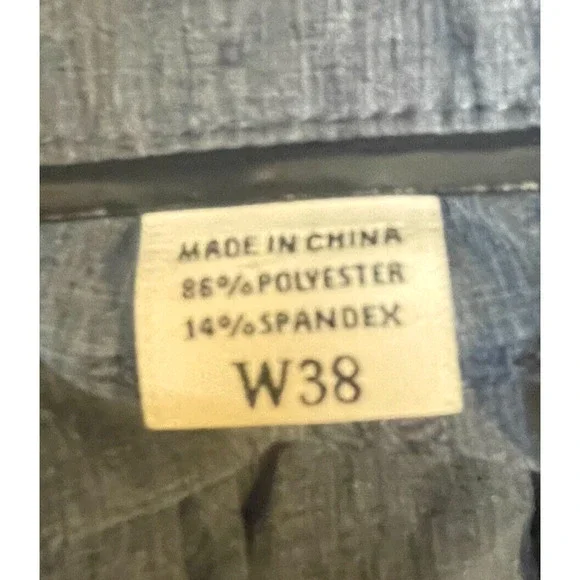 FootJoy Shorts Mens 38 Blue Dotted Golf Preppy Chino Performance FJ Flat Front - Picture 3 of 12